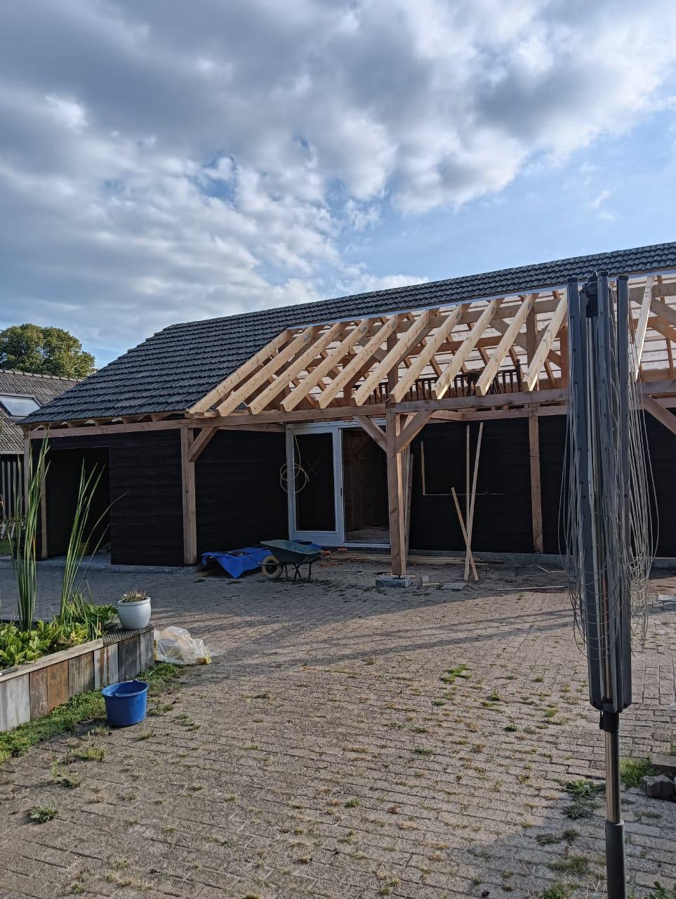 Martis Dakonderhoud — Aanbouw pannendak