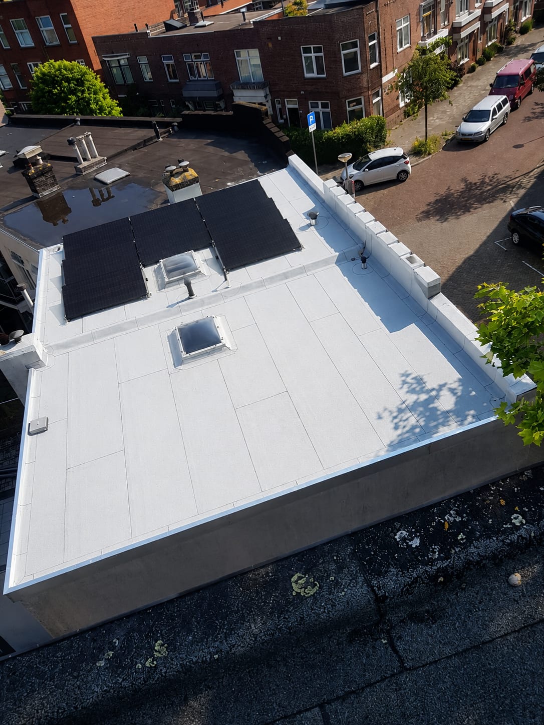 Martis Dakonderhoud — dakrenovatie met zonnepanelen, drone-opname